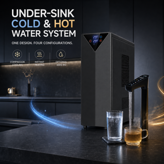 Aiwapu Under-Sink Hot and Cold Water Purification System (also called an under-sink hot and cold water purifier/under-sink hot and cold water purifier)